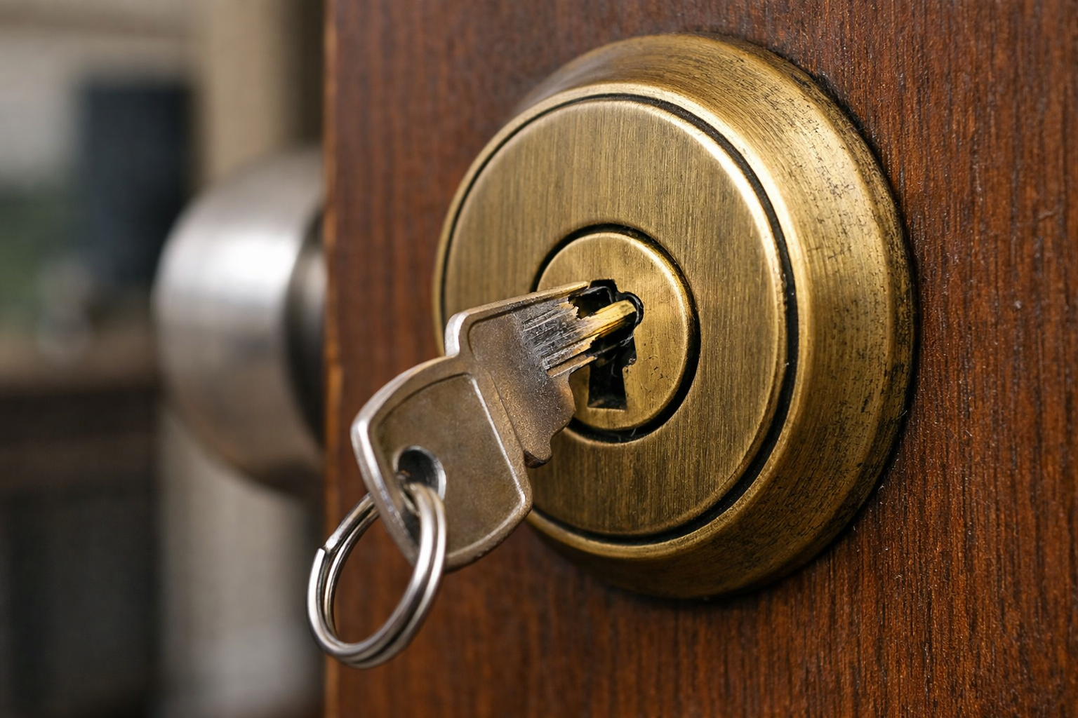 Chave quebrou na fechadura em Contagem