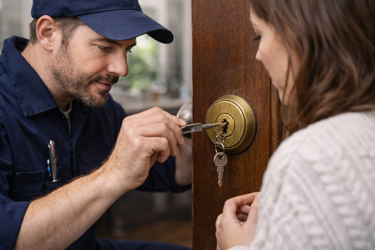 Chaveiro 24h em Contagem retirando chave quebrada