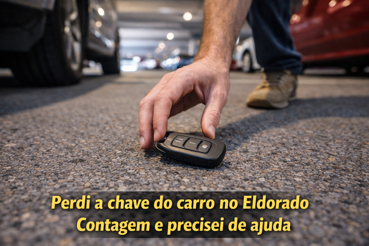 Perdi a chave do carro no Eldorado Contagem e precisei de ajuda